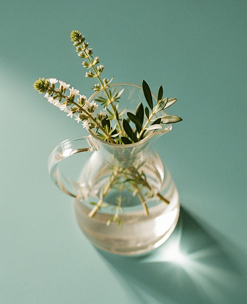 Infusão botânica e hidratação